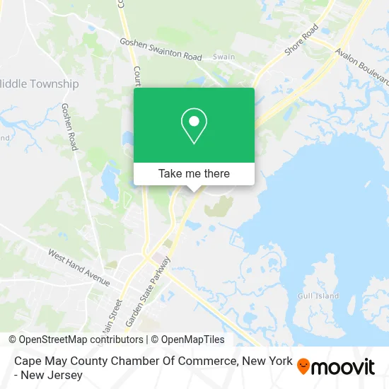 Cape May County Chamber Of Commerce map