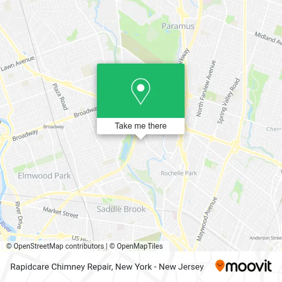 Rapidcare Chimney Repair map