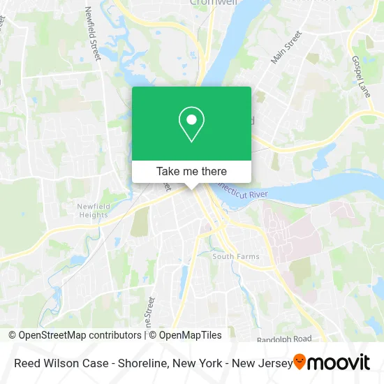 Reed Wilson Case - Shoreline map