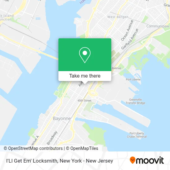 I'Ll Get Em' Locksmith map