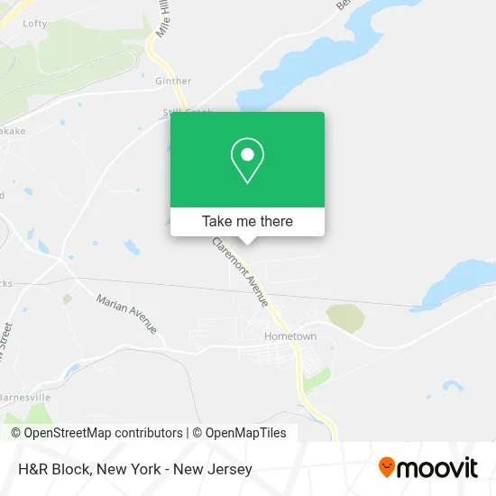 H&R Block map