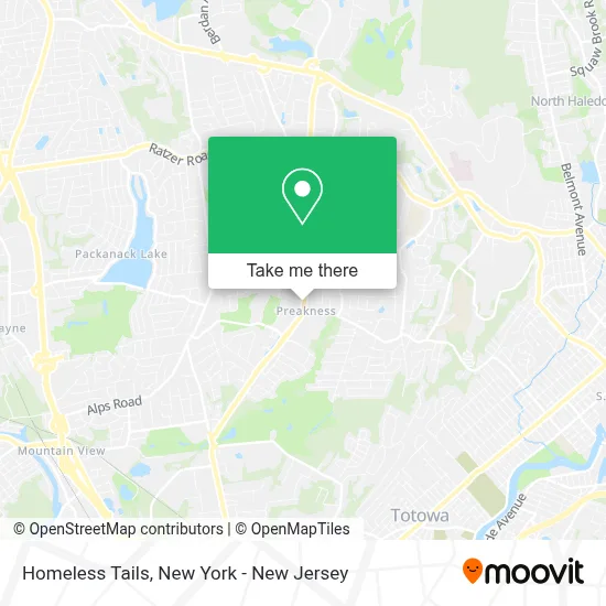 Homeless Tails map