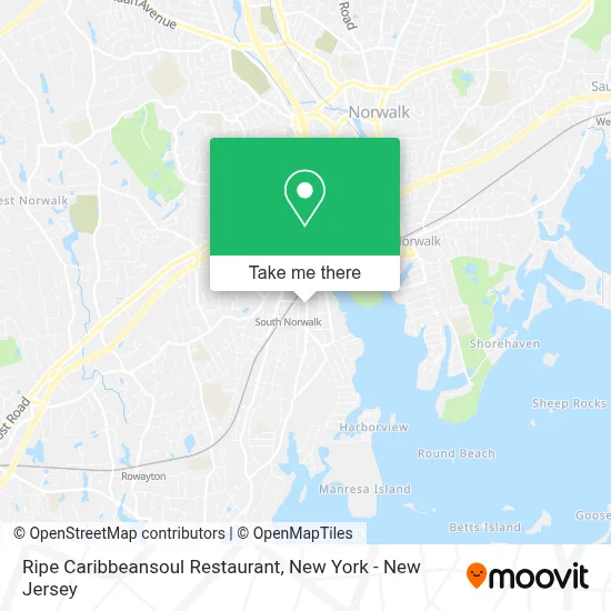 Ripe Caribbeansoul Restaurant map