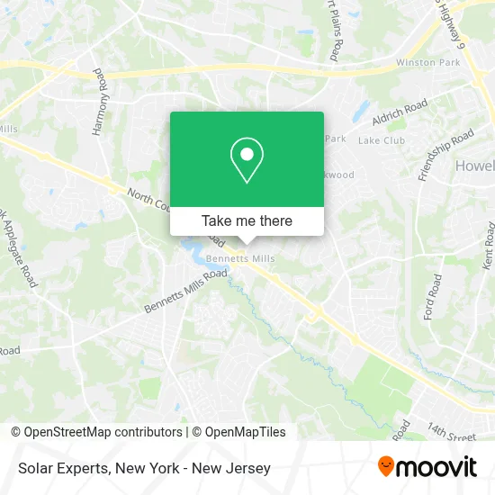 Solar Experts map