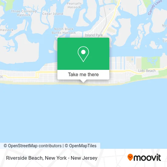 Riverside Beach map