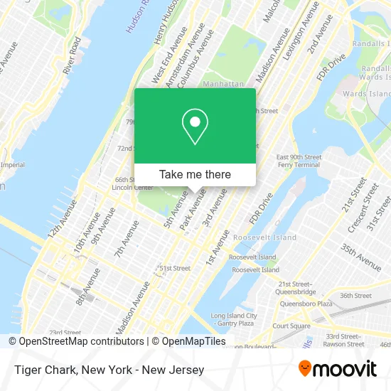 Tiger Chark map