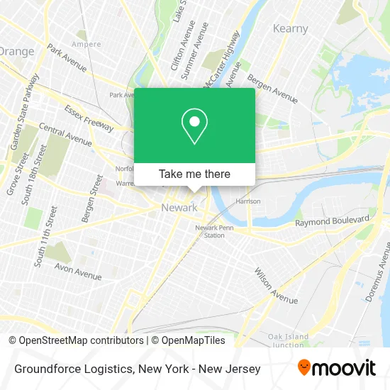 Groundforce Logistics map