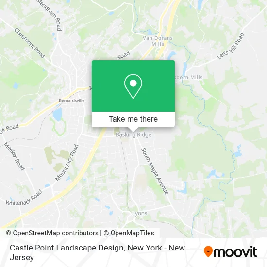 Castle Point Landscape Design map