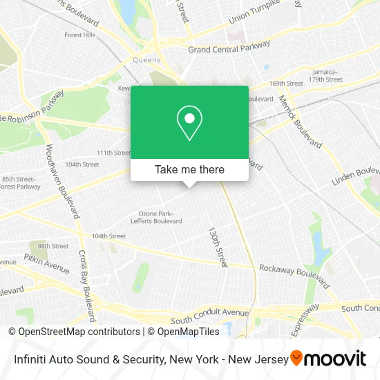 Infiniti Auto Sound & Security map