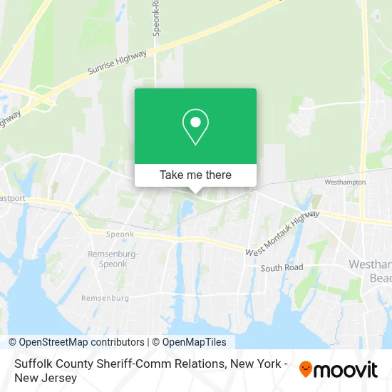 Suffolk County Sheriff-Comm Relations map