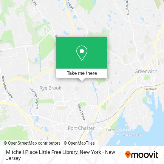Mitchell Place Little Free Library map