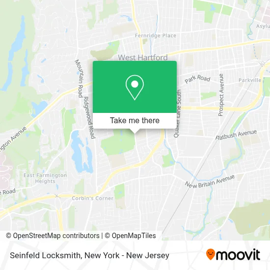 Seinfeld Locksmith map