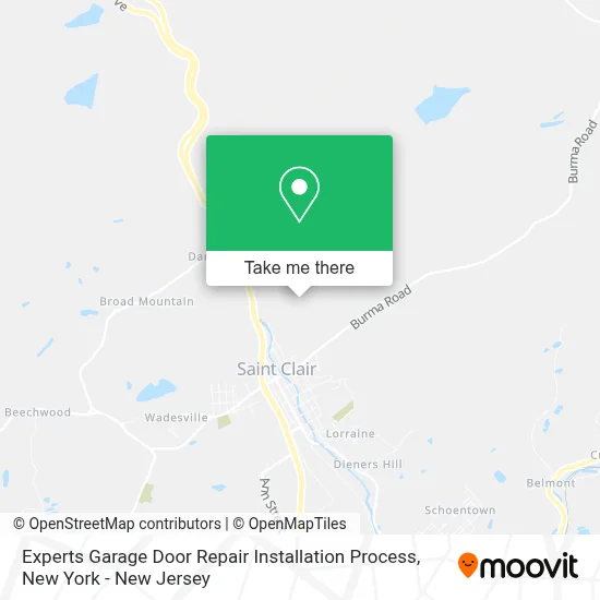 Experts Garage Door Repair Installation Process map