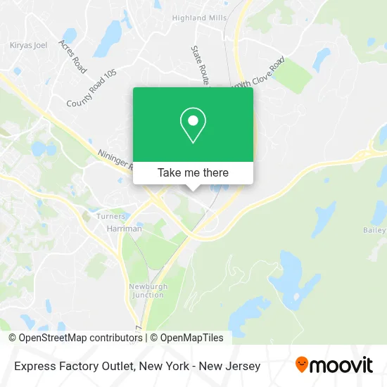 Express Factory Outlet map