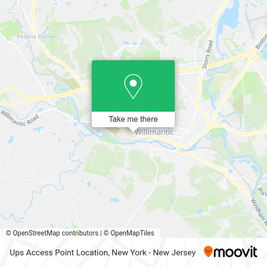 Ups Access Point Location map