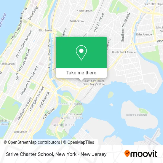 Strive Charter School map
