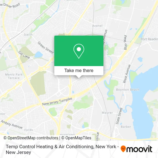 Temp Control Heating & Air Conditioning map