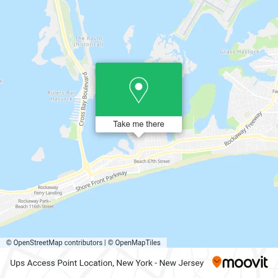 Ups Access Point Location map