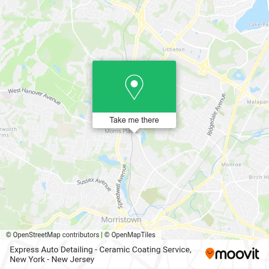 Express Auto Detailing - Ceramic Coating Service map