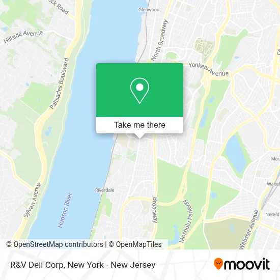 R&V Deli Corp map