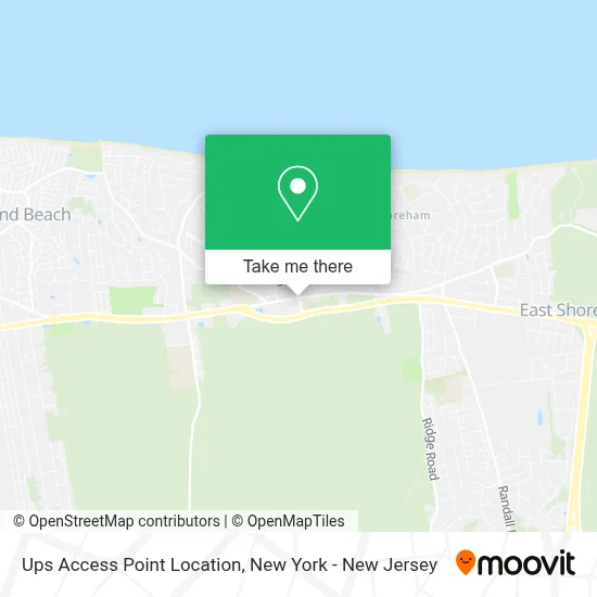 Ups Access Point Location map