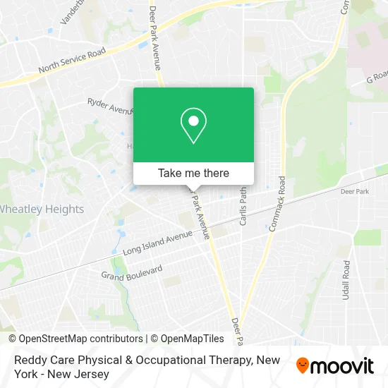 Reddy Care Physical & Occupational Therapy map