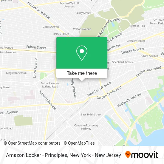 Amazon Locker - Principles map