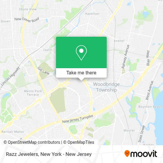 Razz Jewelers map