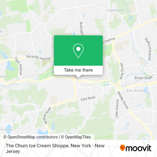 The Churn Ice Cream Shoppe map