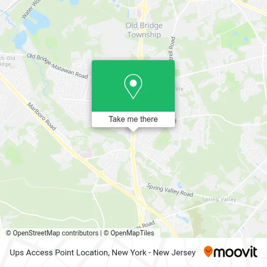 Ups Access Point Location map