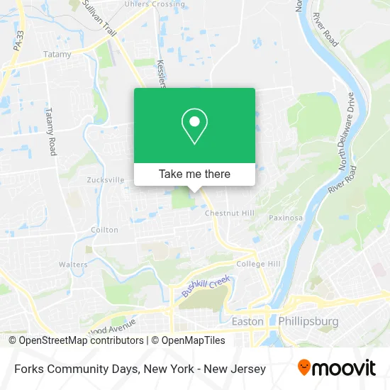 Forks Community Days map