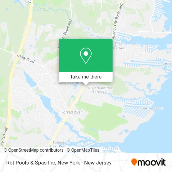 Rbt Pools & Spas Inc map