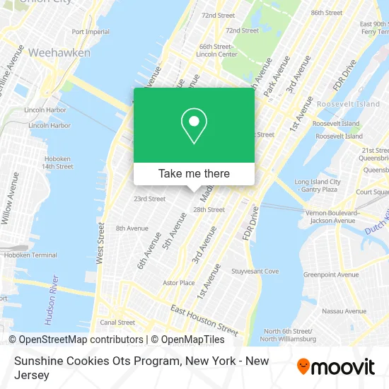 Sunshine Cookies Ots Program map