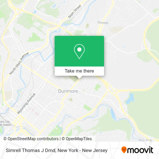 Simrell Thomas J Dmd map