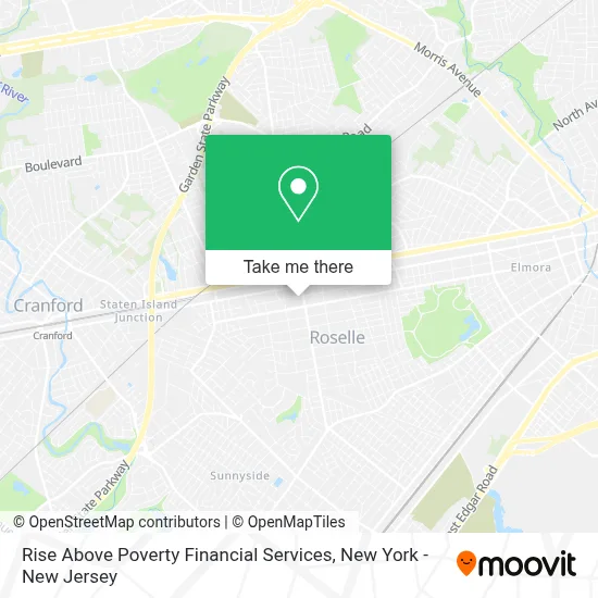 Rise Above Poverty Financial Services map