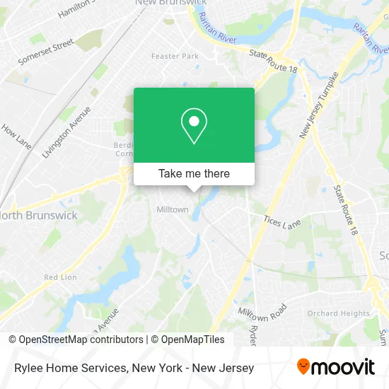 Rylee Home Services map