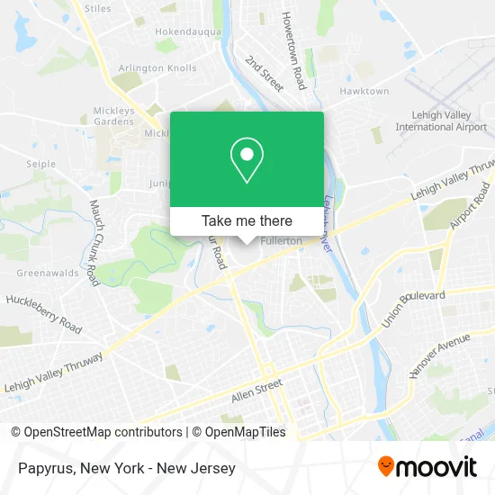 Papyrus map