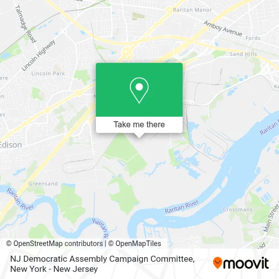 NJ Democratic Assembly Campaign Committee map