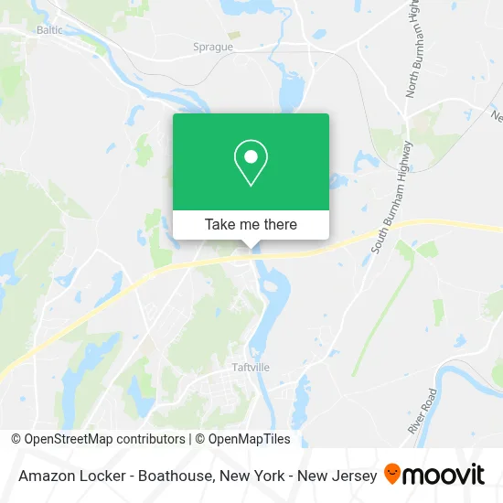 Amazon Locker - Boathouse map