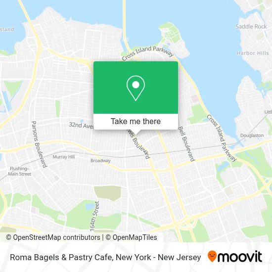 Roma Bagels & Pastry Cafe map