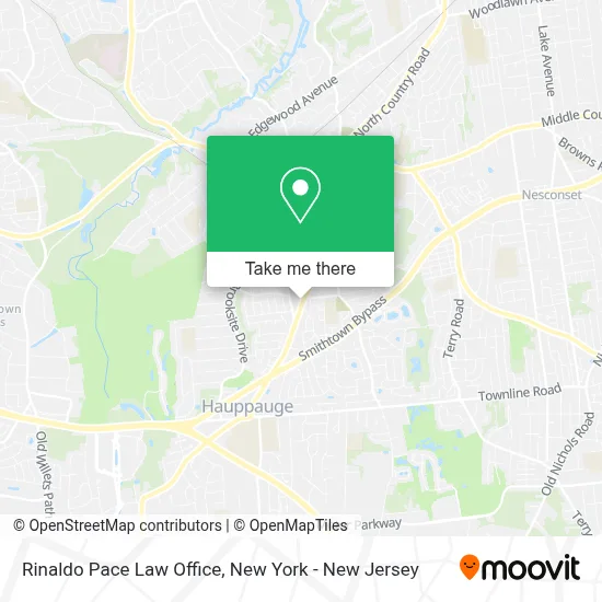 Rinaldo Pace Law Office map