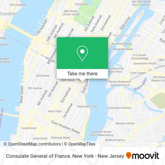 Consulate General Of France map