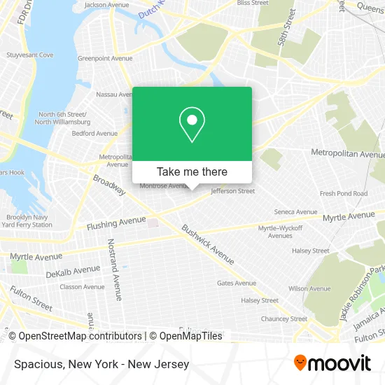 Spacious map