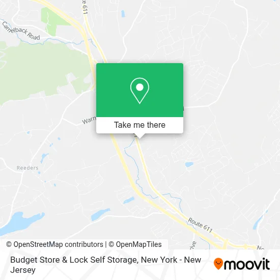 Budget Store & Lock Self Storage map