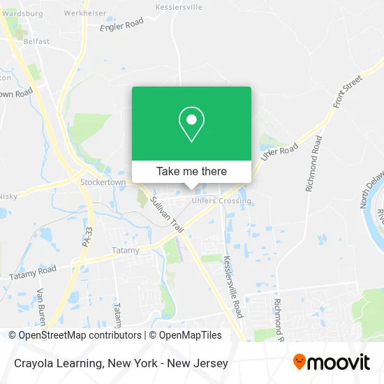 Crayola Learning map