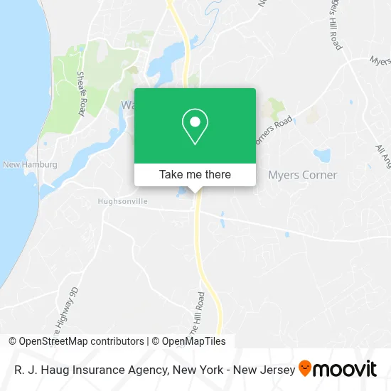 R. J. Haug Insurance Agency map