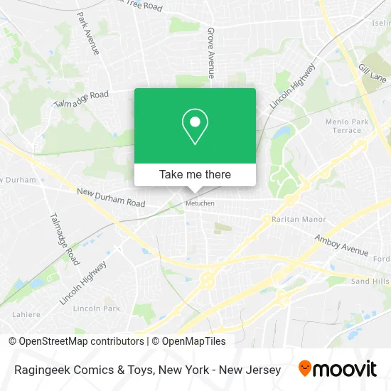 Ragingeek Comics & Toys map