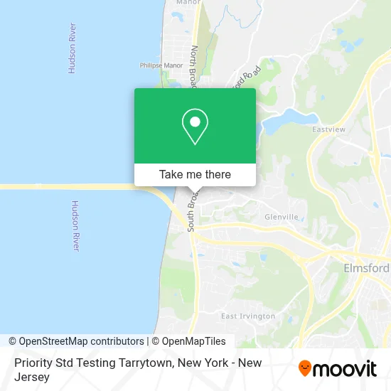 Priority Std Testing Tarrytown map
