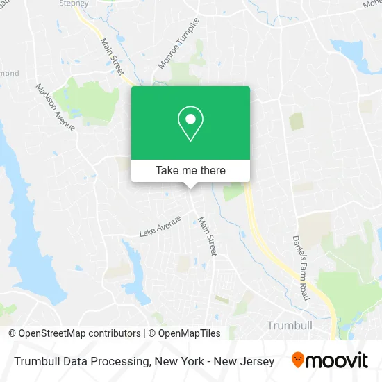 Trumbull Data Processing map