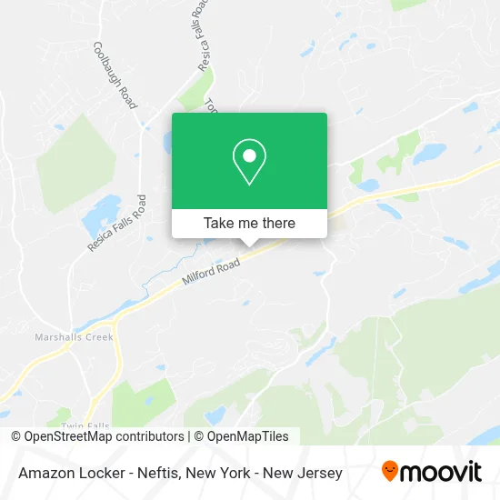 Amazon Locker - Neftis map